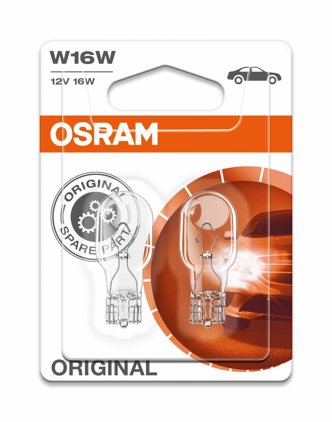 Osram W16W 12V - Original - Helder - Set