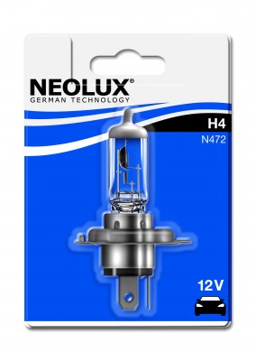 Neolux H4 12V 60/55W - Helder - Enkel (Blisterverpakking)