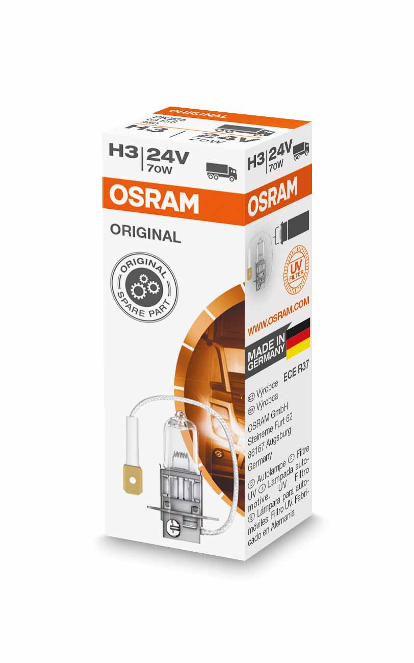 Osram H3 24V 70W - Orginal - Enkel