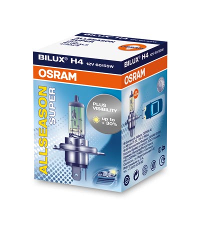 Osram H4 12V 60/55W - ALLSEASON - Enkel