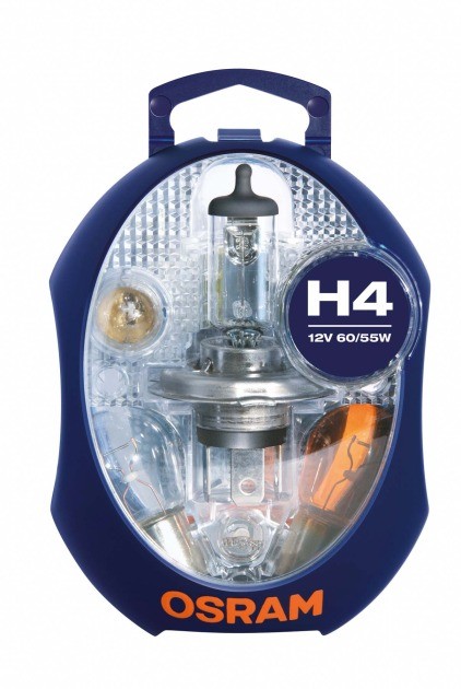 Osram reservelampenset H4 12V - MINIBOX 