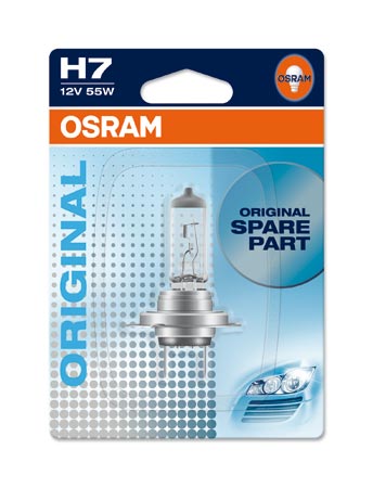 Osram H7 12V 55W - Original - Enkel (blisterverpakking)