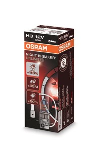 Osram - H3 12V 55W - NIGHT BREAKER UNLIMITED - Enkel