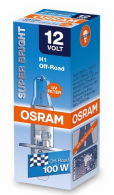 Osram H1 12V 100W - SUPER BRIGHT PREMIUM - Wit - Enkel	