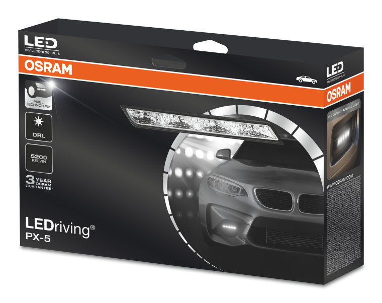 Osram LED Dagrij vedrlichting set - Langwerpig 160mm	