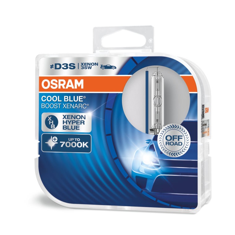 OSRAM  Xenon D3S - COOL BLUE BOOST - Set