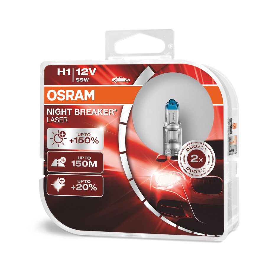 OSRAM H1 12V - NIGHT BREAKER LASER - Set
