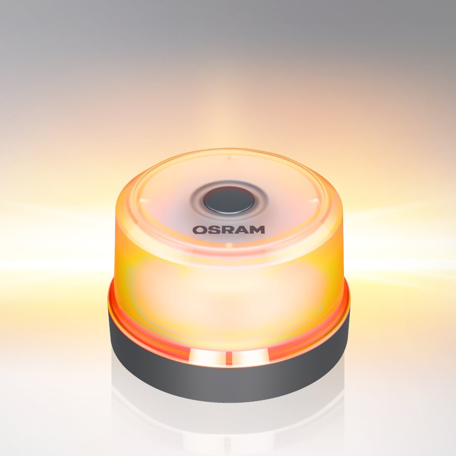 Osram LED Zwaailamp - 6W - Oranje / geel - 12V-24V	