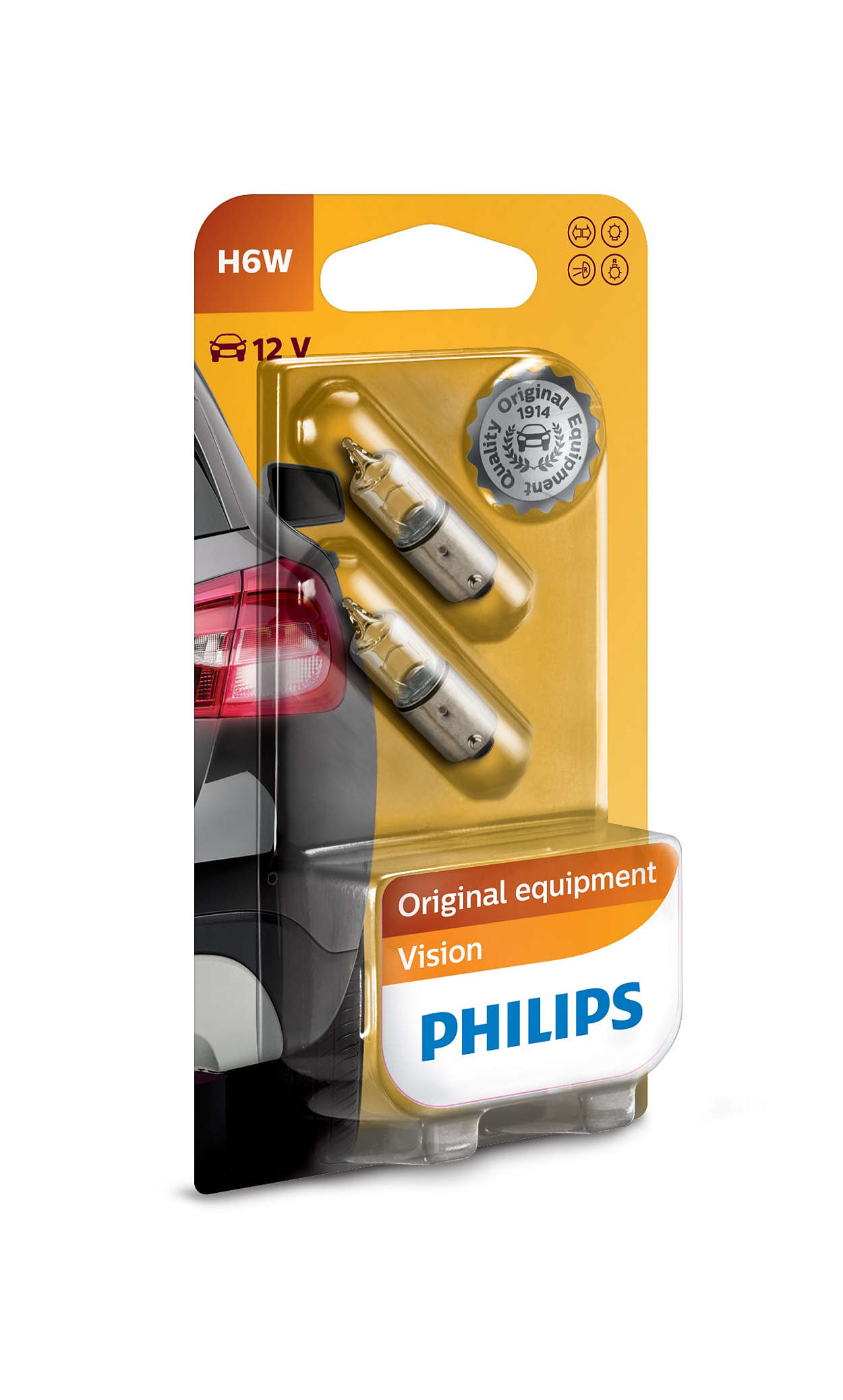 Philips H6W 12V 6W - Set