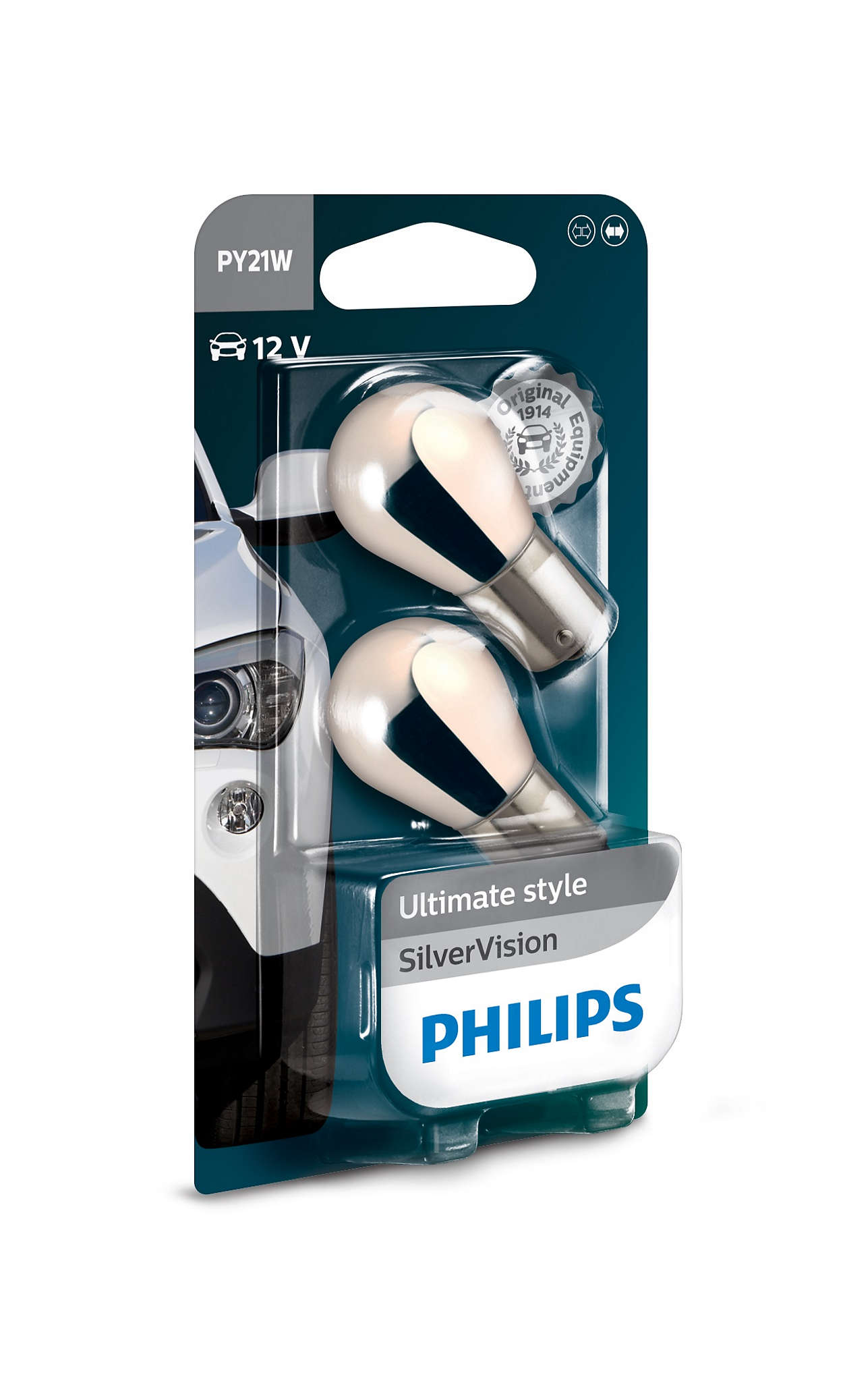 Philips PY21W / BAU15s 12V - SilverVision - Set