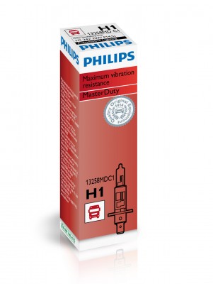 Philips H1 24V 70W - MasterDuty +130% - Wit - Enkel