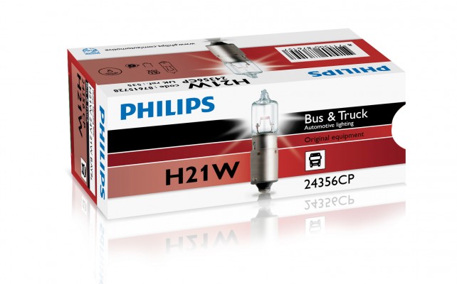 Philips H21W 24V 21W - Standaard - Helder - (Per 10 stuks)