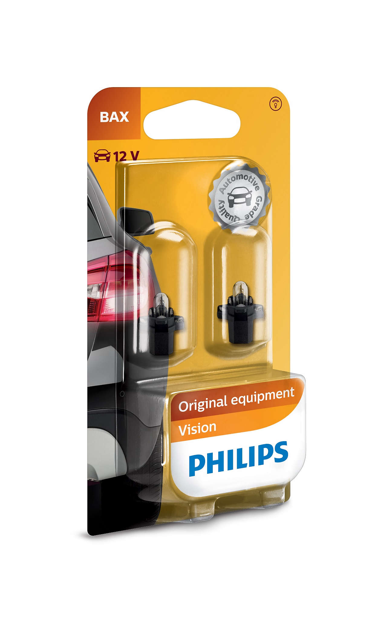 Philips Bax 8,3s/1,35 black 12V1.2W BAX8,3s/1,35 black B2