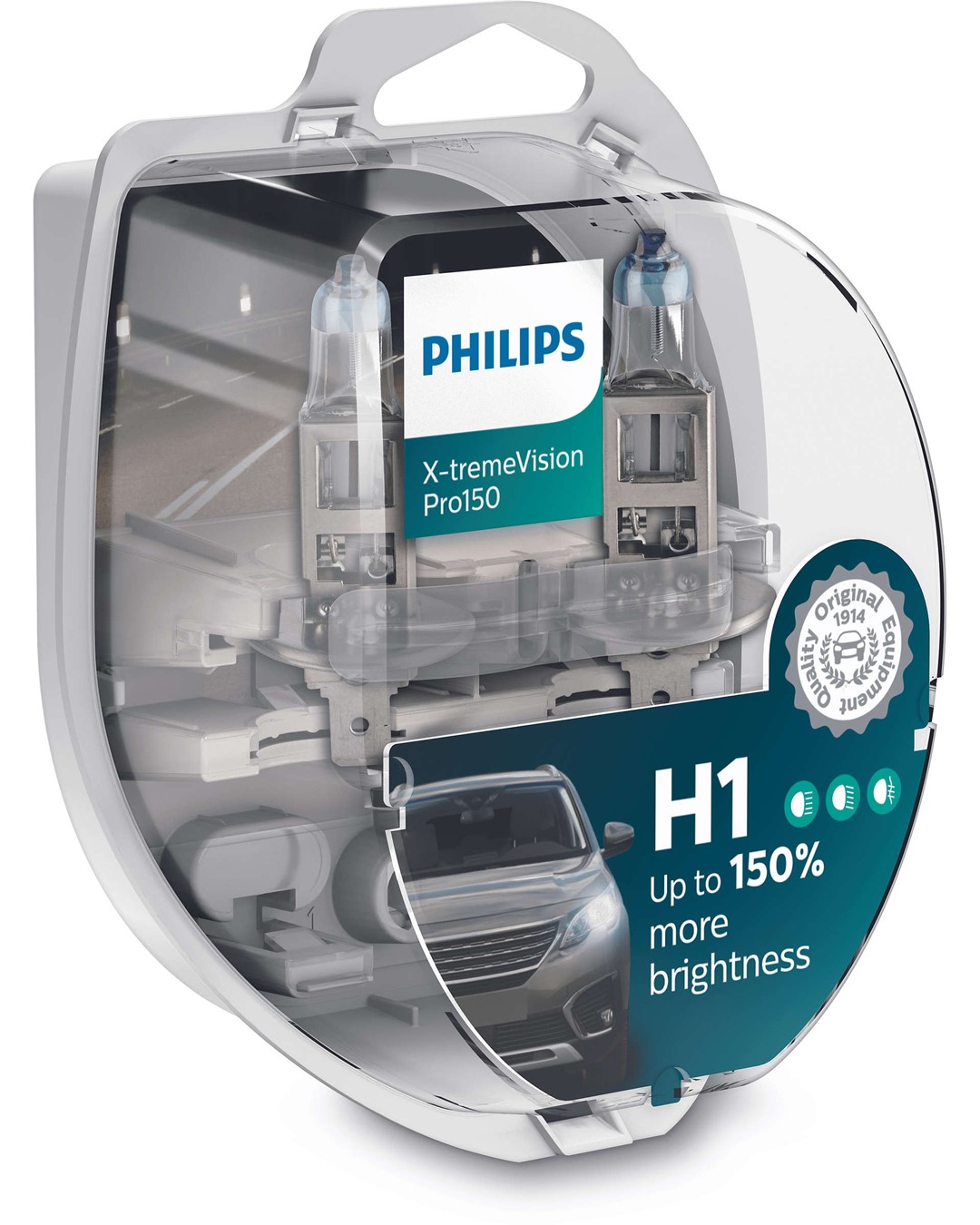 Philips H1 12V - X-treme Vision Pro +150% - Set