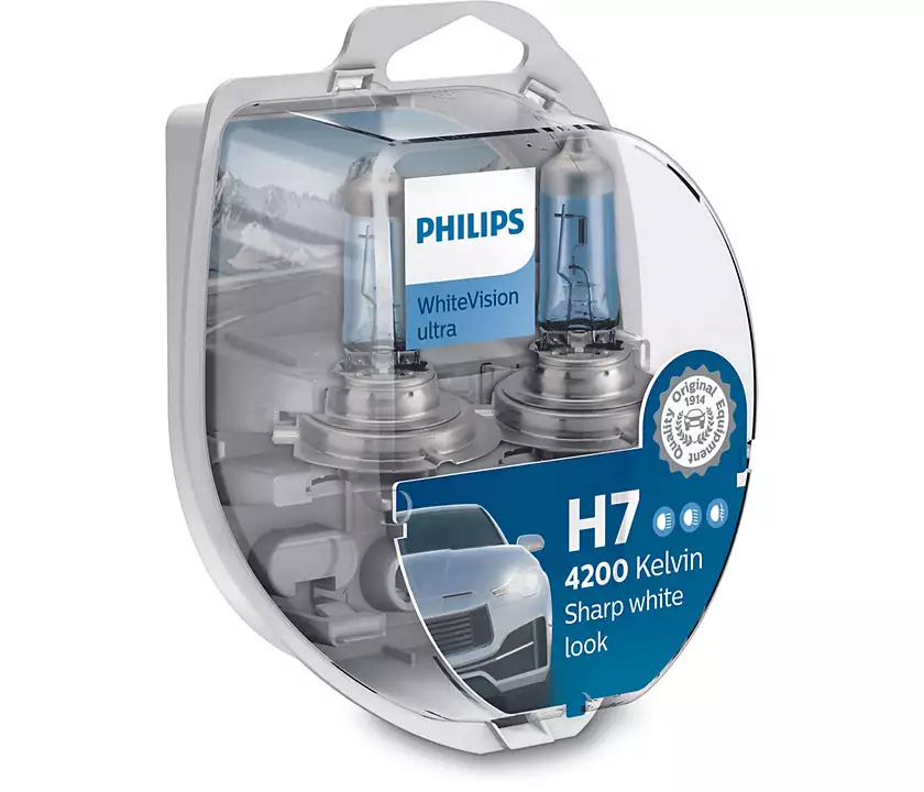 Philips White Vision H7 Set
