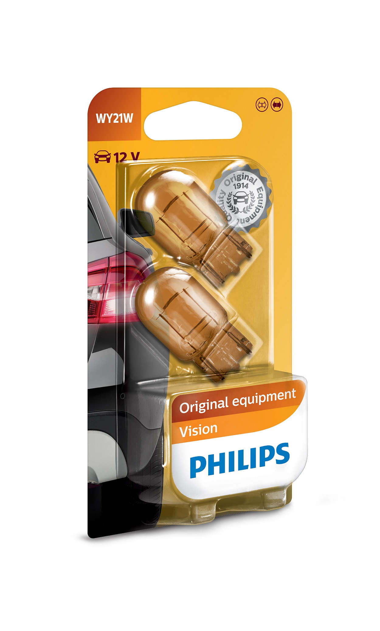 Philips WY21W 12V - Original - Oranje - Set