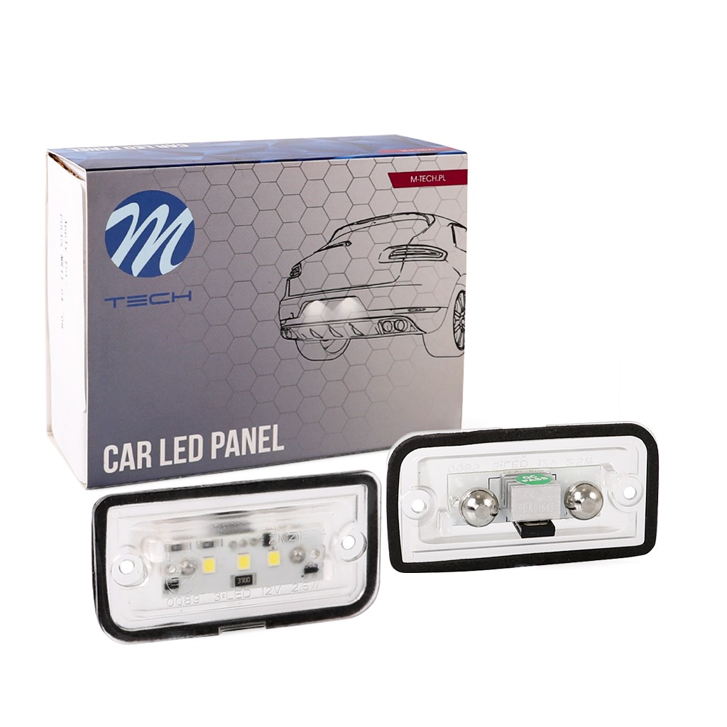 M-Tech LED Kentekenverlichting set - 3x Osram LEDs - Canbus - Geschikt voor Mercedes / Chrysler