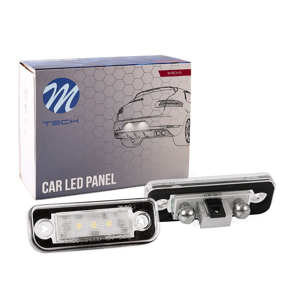M-Tech LED Kentekenverlichting set - 3x LEDs - Canbus - Geschikt voor Mercedes	