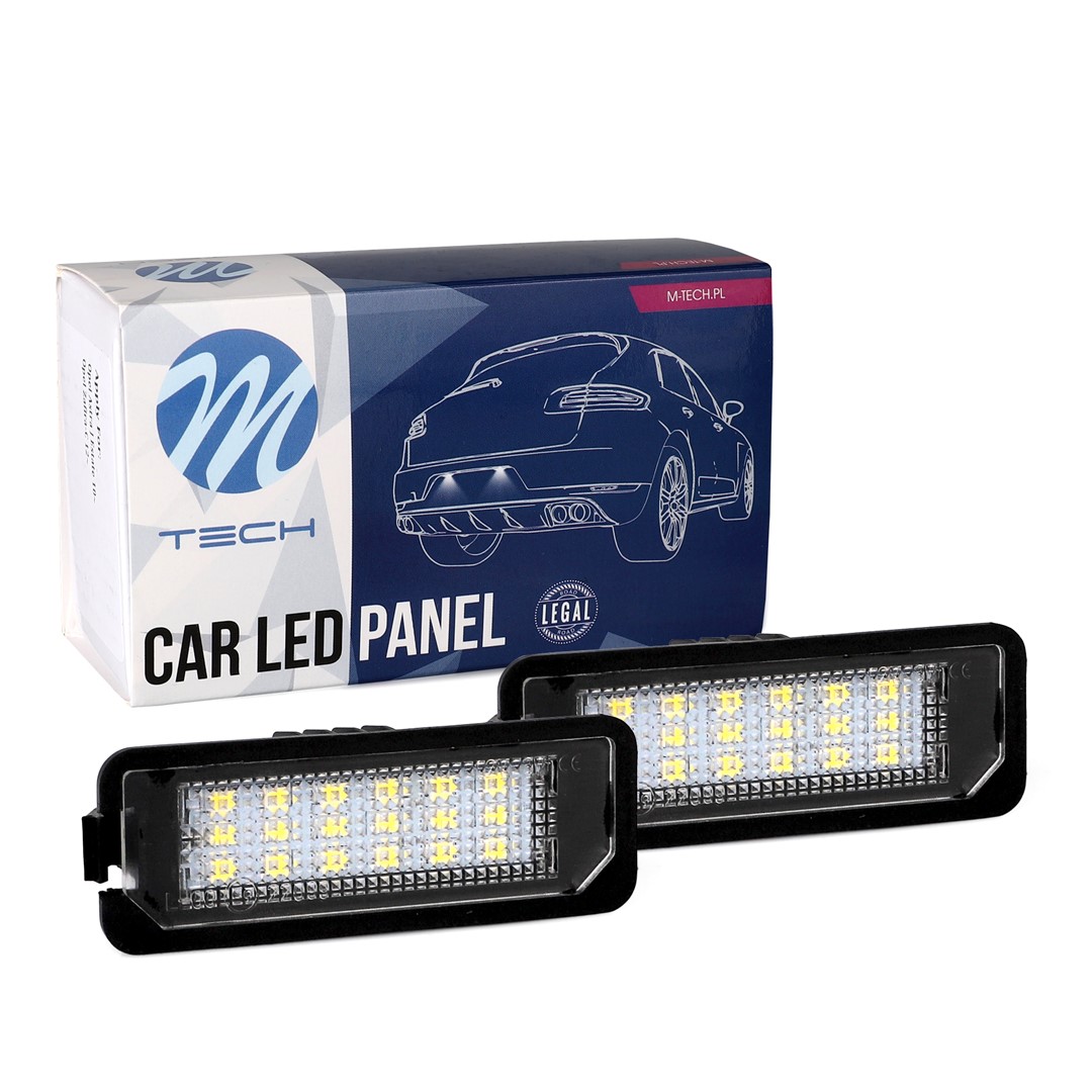 M-Tech LED Kentekenverlichting set - 18x Osram LEDs - Canbus - Geschikt voor Volkswagen - Geen E-keur