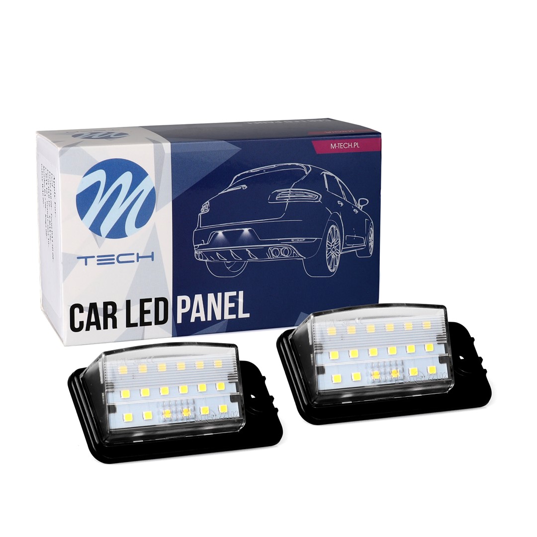 M-Tech LED Kentekenverlichting set - 18x Osram LEDs - Canbus - Geschikt voor Nissan / Infiniti - Geen E-Keur