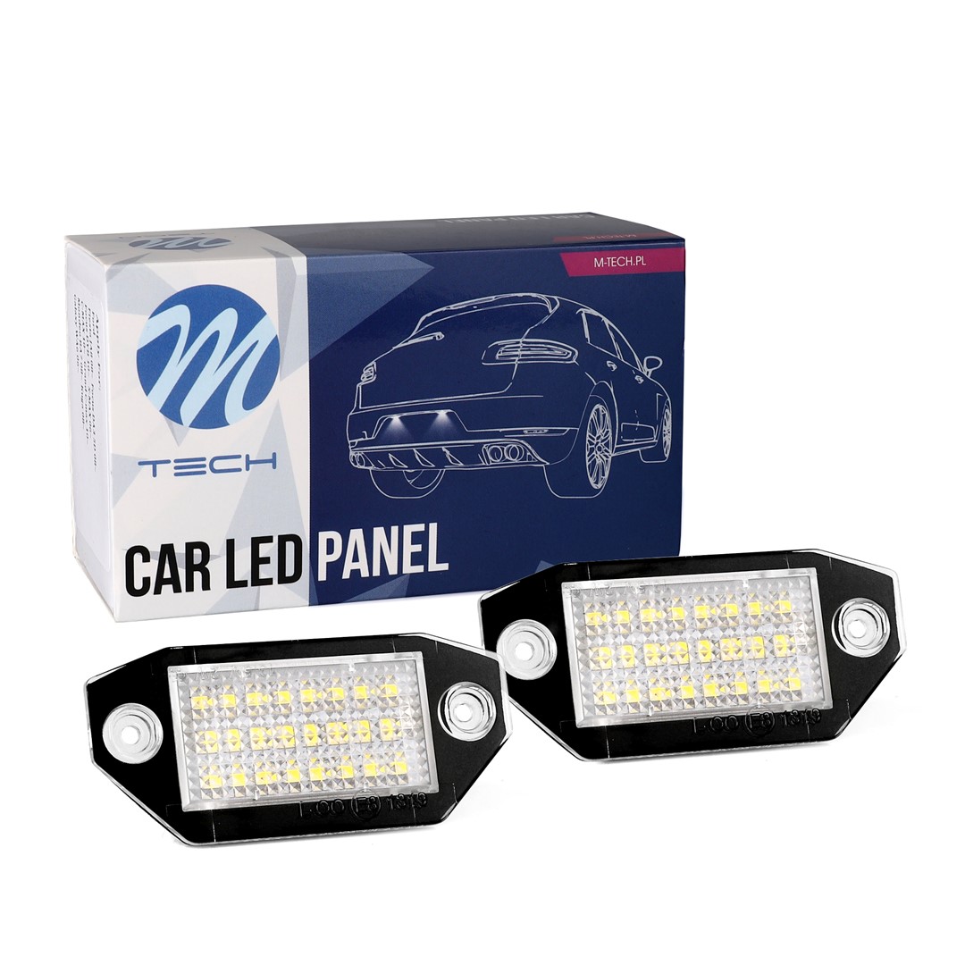 M-Tech LED Kentekenverlichting set - 18x Osram LEDs - Canbus - Geschikt voor Ford - Geen E-Keur
