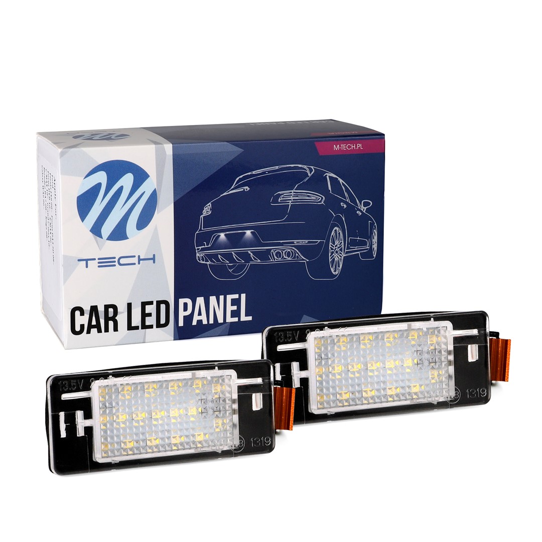 M-Tech LED Kentekenverlichting set - 18x Osram LEDs - Canbus - Geschikt voor Opel	
