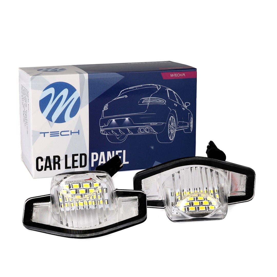 M-Tech LED Kentekenverlichting set - 18x Osram LEDs - Canbus - Geschikt voor Honda - Geen E-Keur	