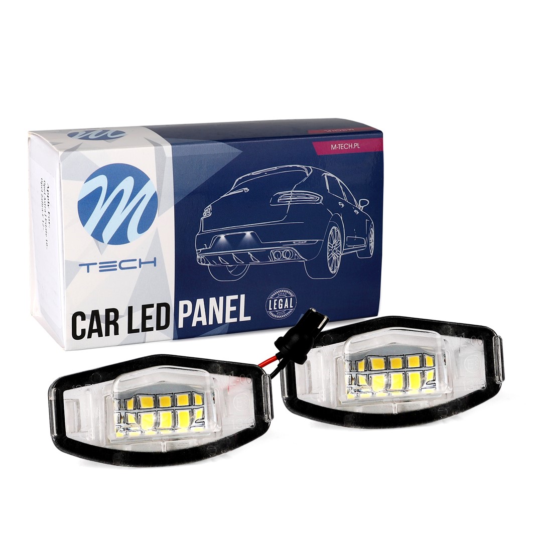 M-Tech LED Kentekenverlichting set - 18x Osram LEDs - Canbus - Geschikt voor Honda