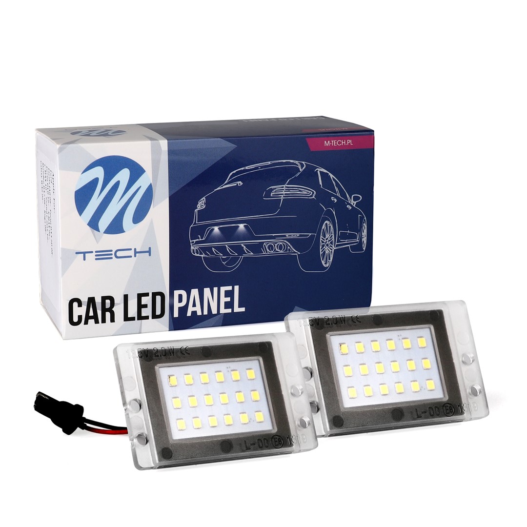 M-Tech LED Kentekenverlichting set - 18x Osram LEDs - Canbus - Geschikt voor Volvo - Geen E-Keur