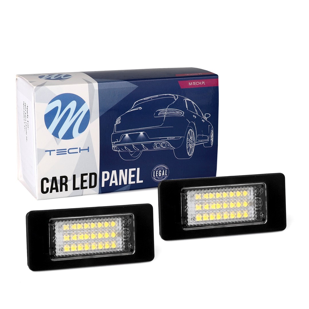 M-Tech LED Kentekenverlichting set - 18x Osram LEDs - Canbus - Geschikt voor Skoda