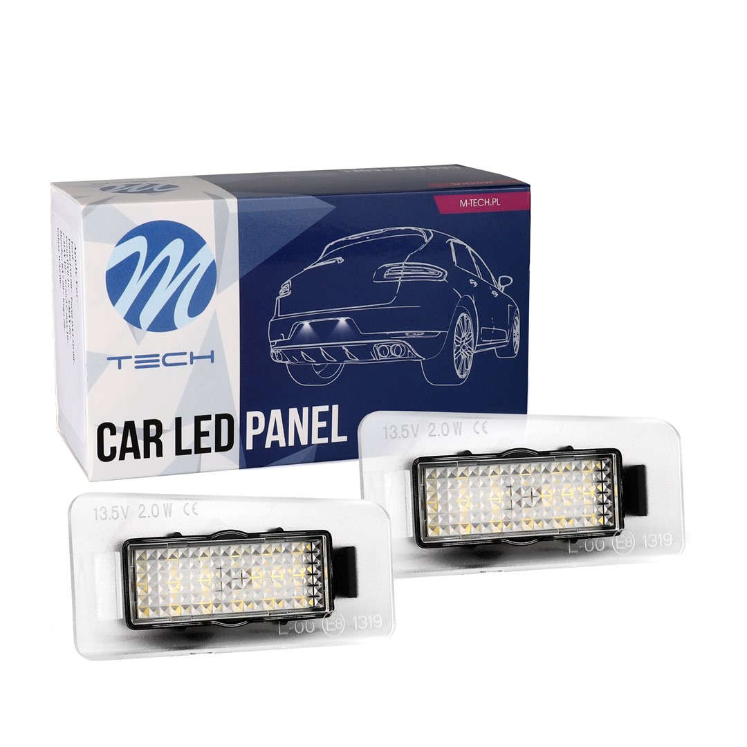 M-Tech LED Kentekenverlichting set - 18x Osram LEDs - Canbus - Geschikt voor Hyundai - Geen E-Keur	