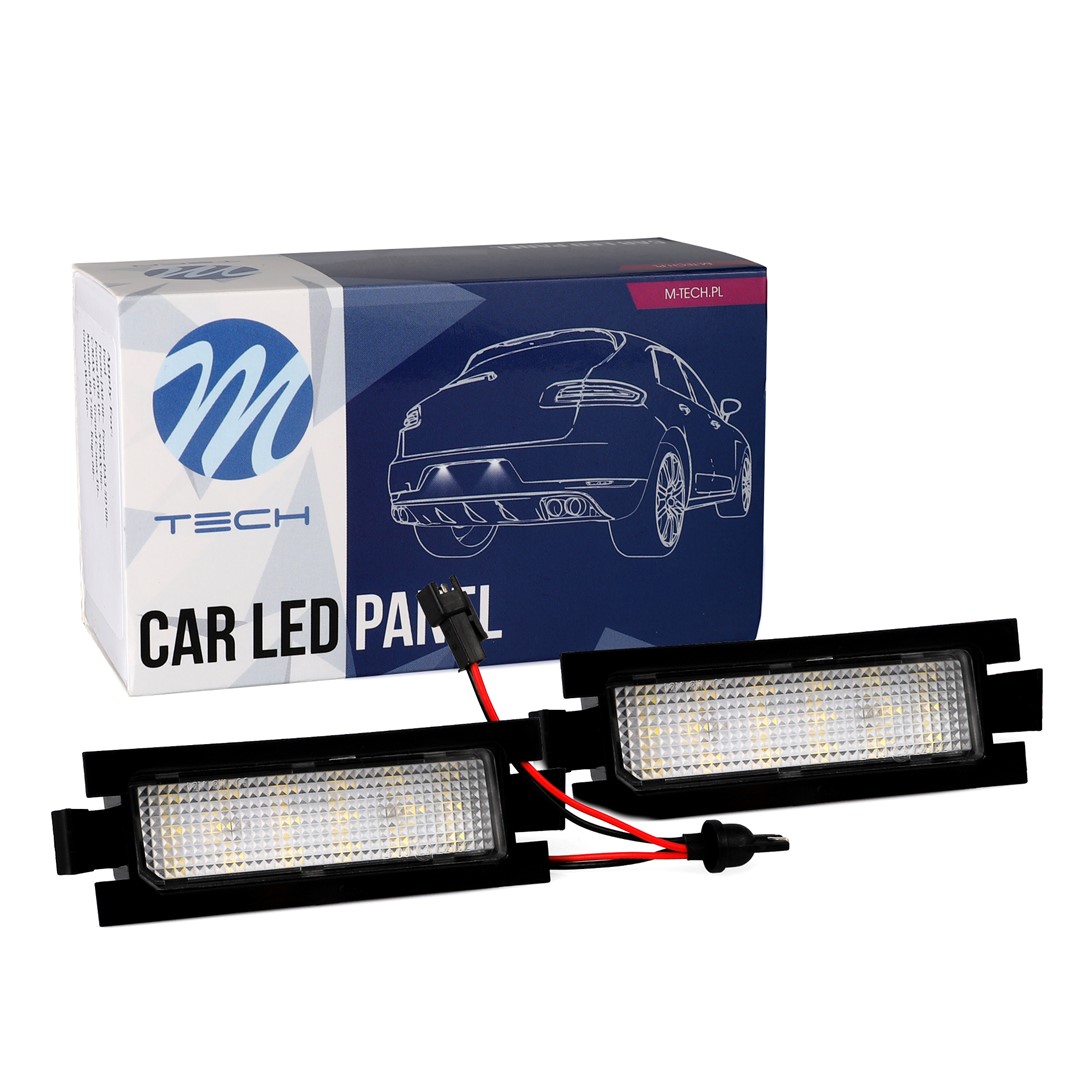 M-Tech LED Kentekenverlichting set - 18x Osram LEDs - Canbus - Geschikt voor Hyundai - Geen E-Keur	