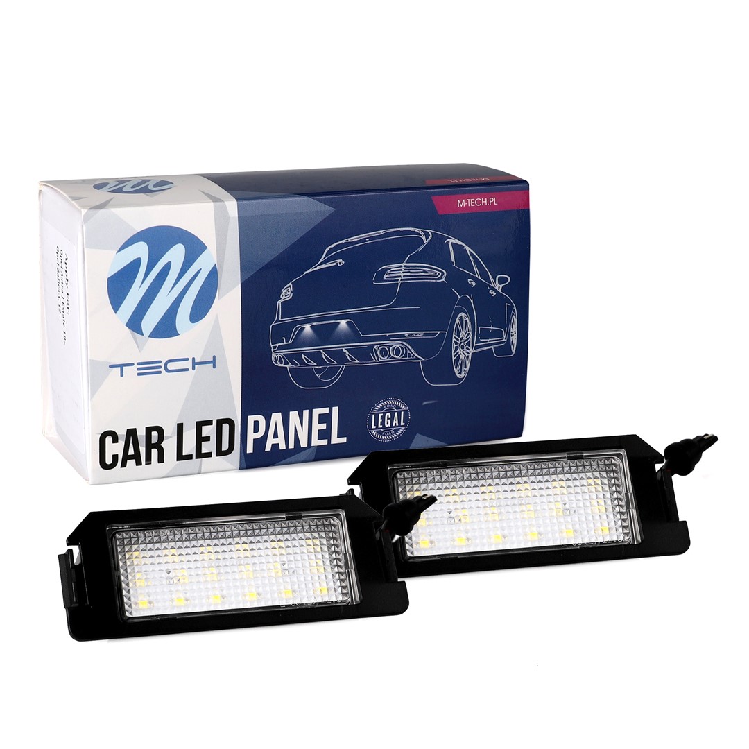 M-Tech LED Kentekenverlichting set - 18x Osram LEDs - Canbus - Geschikt voor Hyundai - Geen E-Keur	