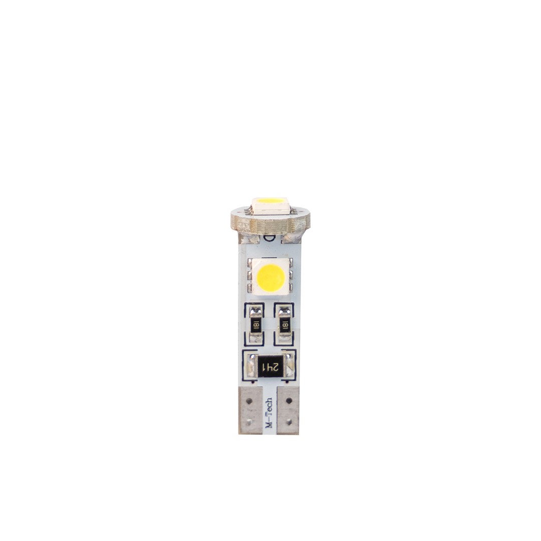 M-Tech LED W5W 12V - Premium - 3x Led diode - Canbus - Wit - Set	
