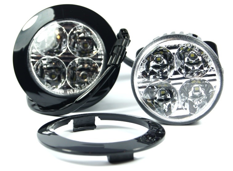 M-Tech LED Dagrij verlichting set - Rond ø 70mm  