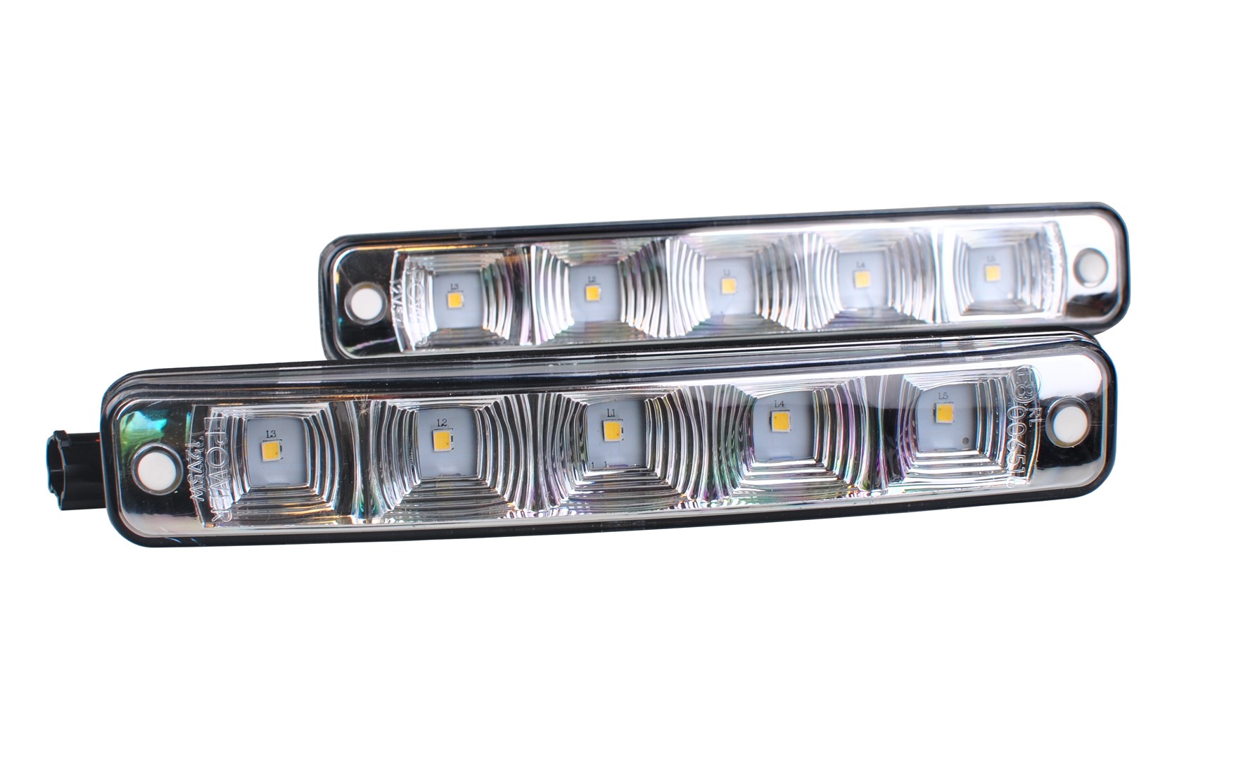 M-Tech LED Dagrij vedrlichting set - Langwerpig 190mm	