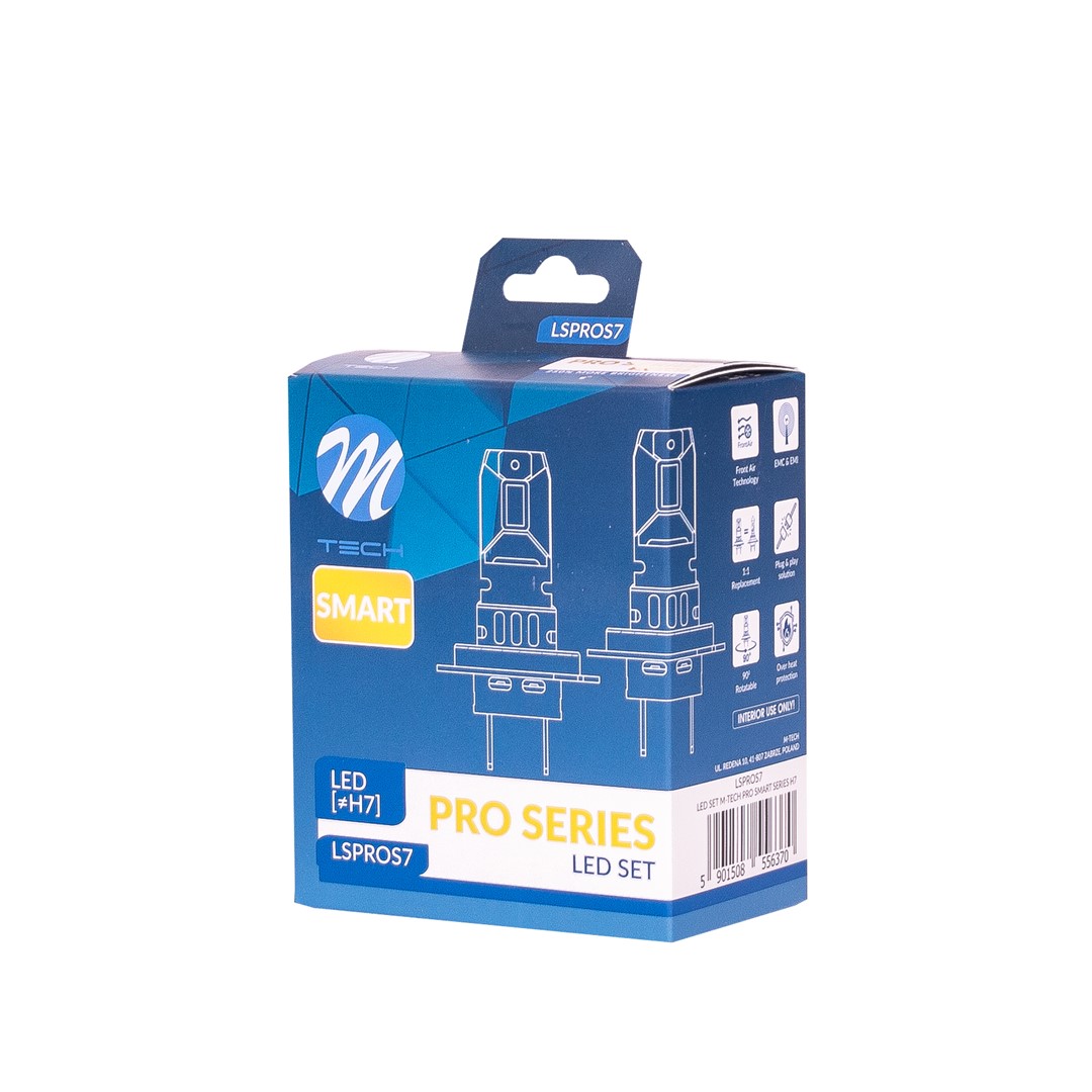 M-Tech H7 12V LED set - Pro smart serie - Plug & Play - Set 