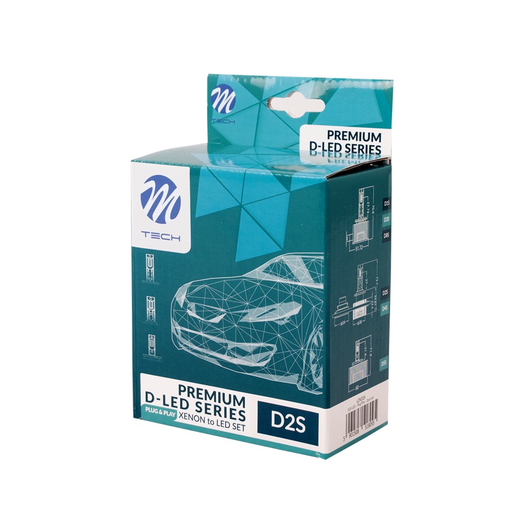 M-Tech D2S LED - Plug & Play - Canbus - 6000K - Set