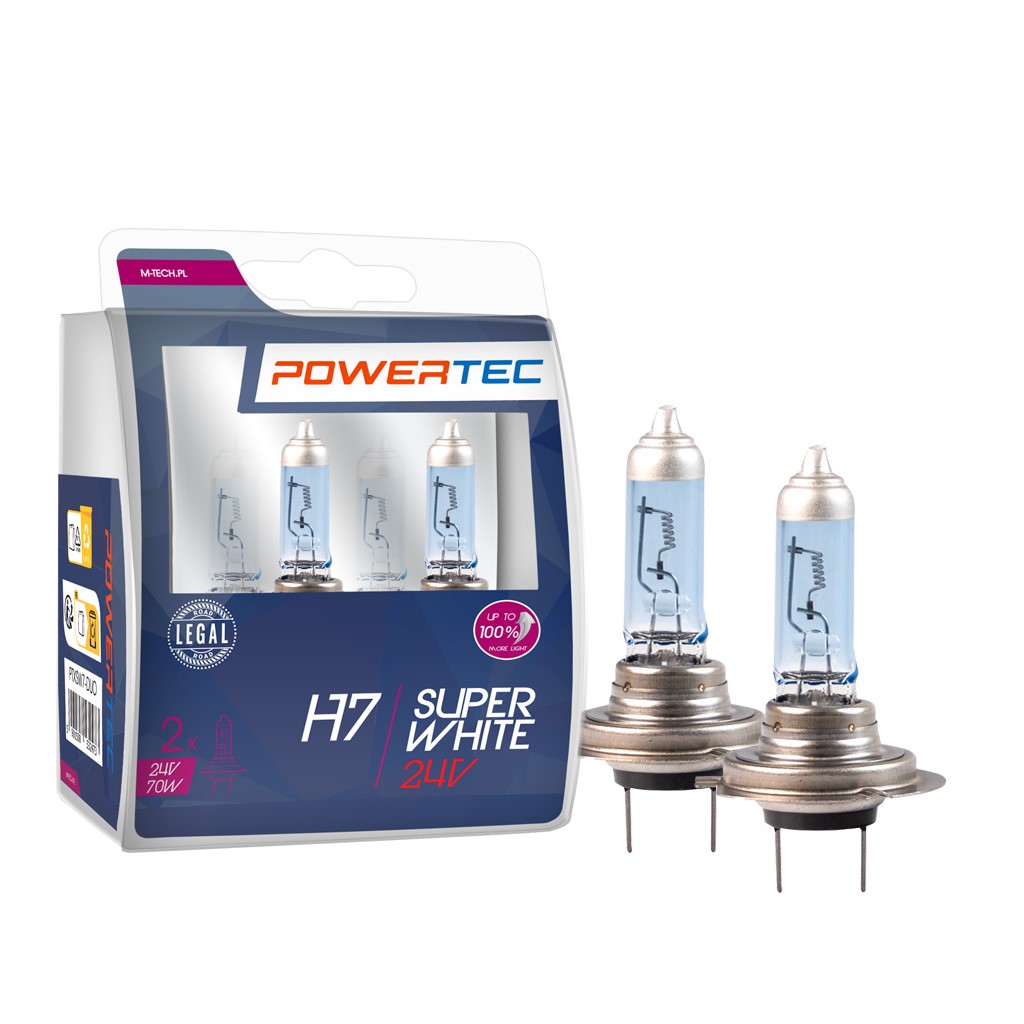 Powertec H7 24V - Super White - Set	