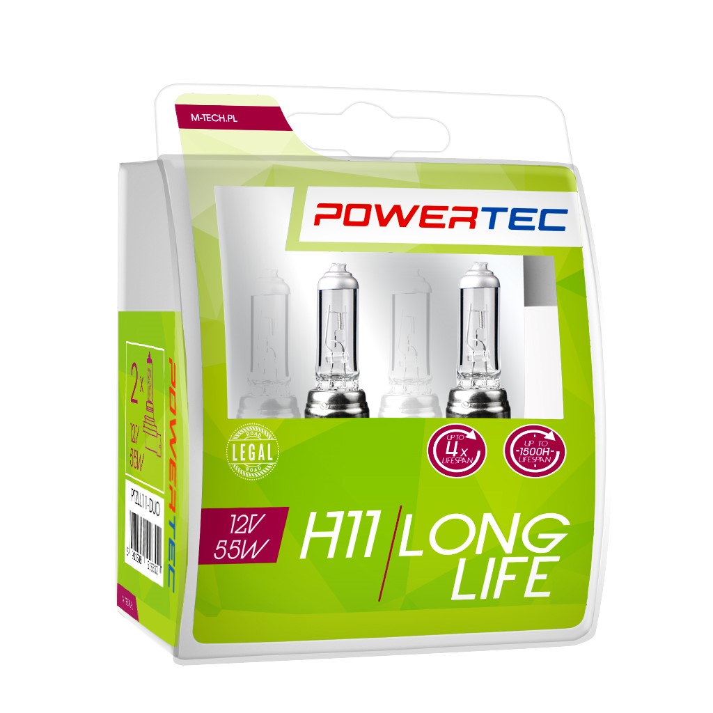 Powertec H11 12V - Long Life - Set