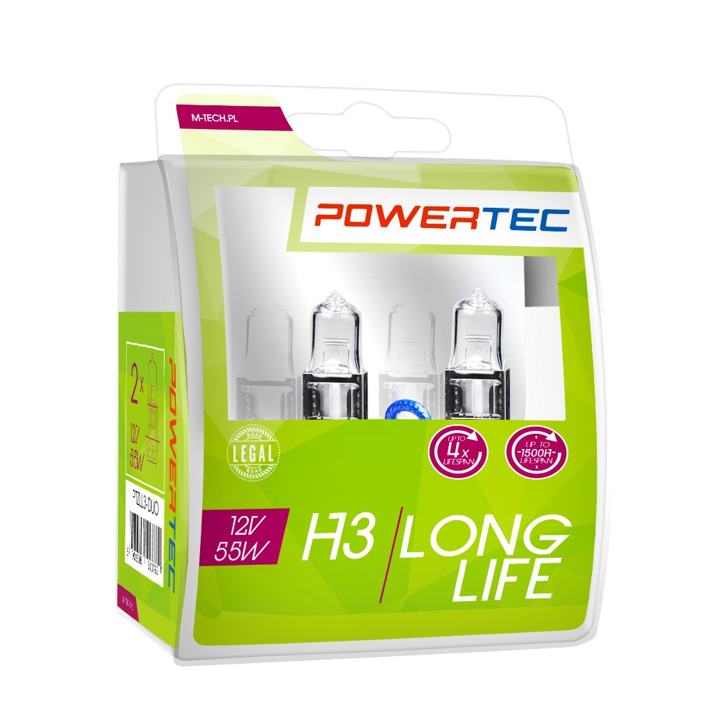 Powertec H3 12V - Long Life - Set