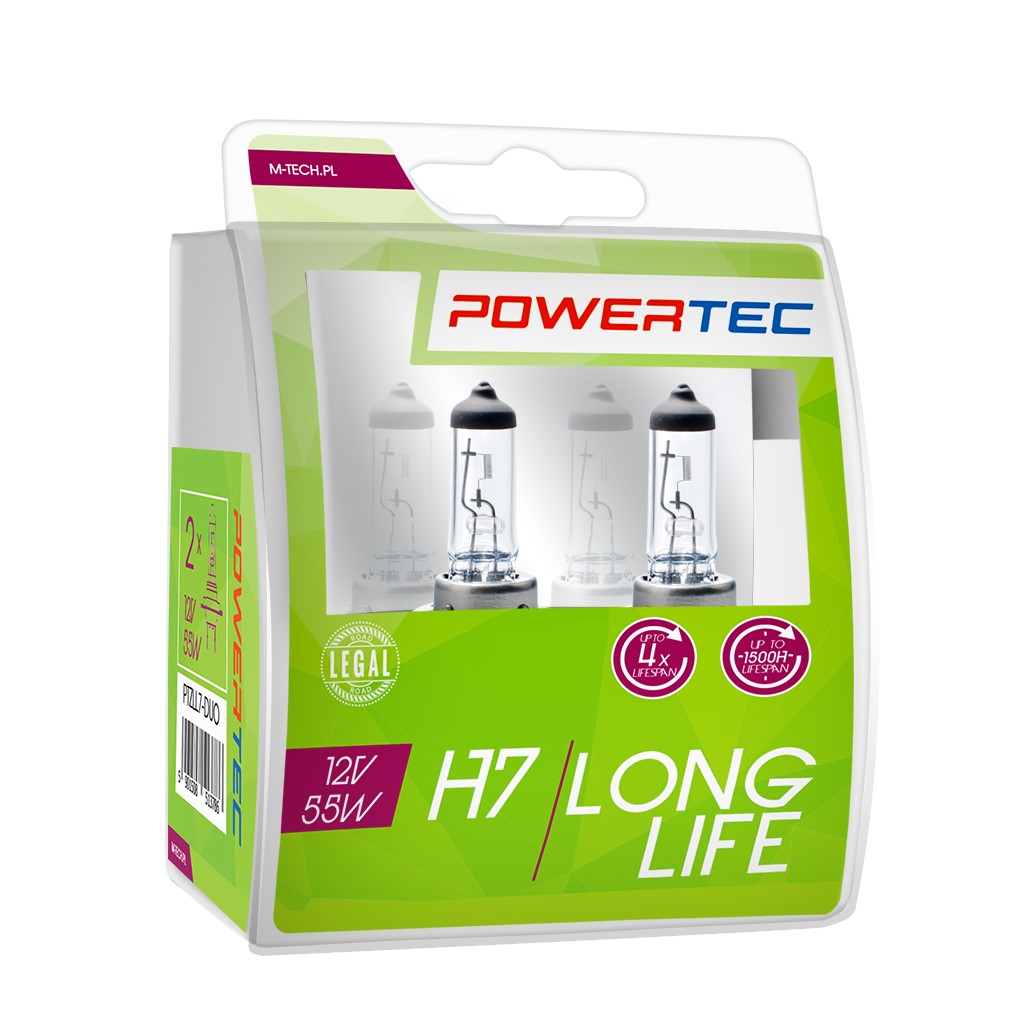 Powertec LongLife H7 12V set