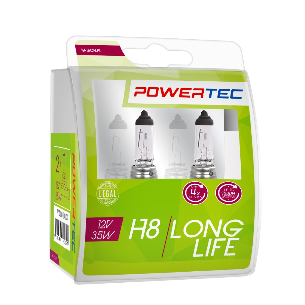 Powertec H8 12V - Long Life - Set
