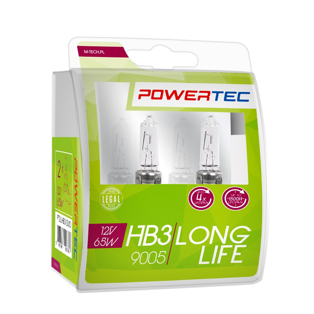 Powertec HB3 12V - Long Life - Set