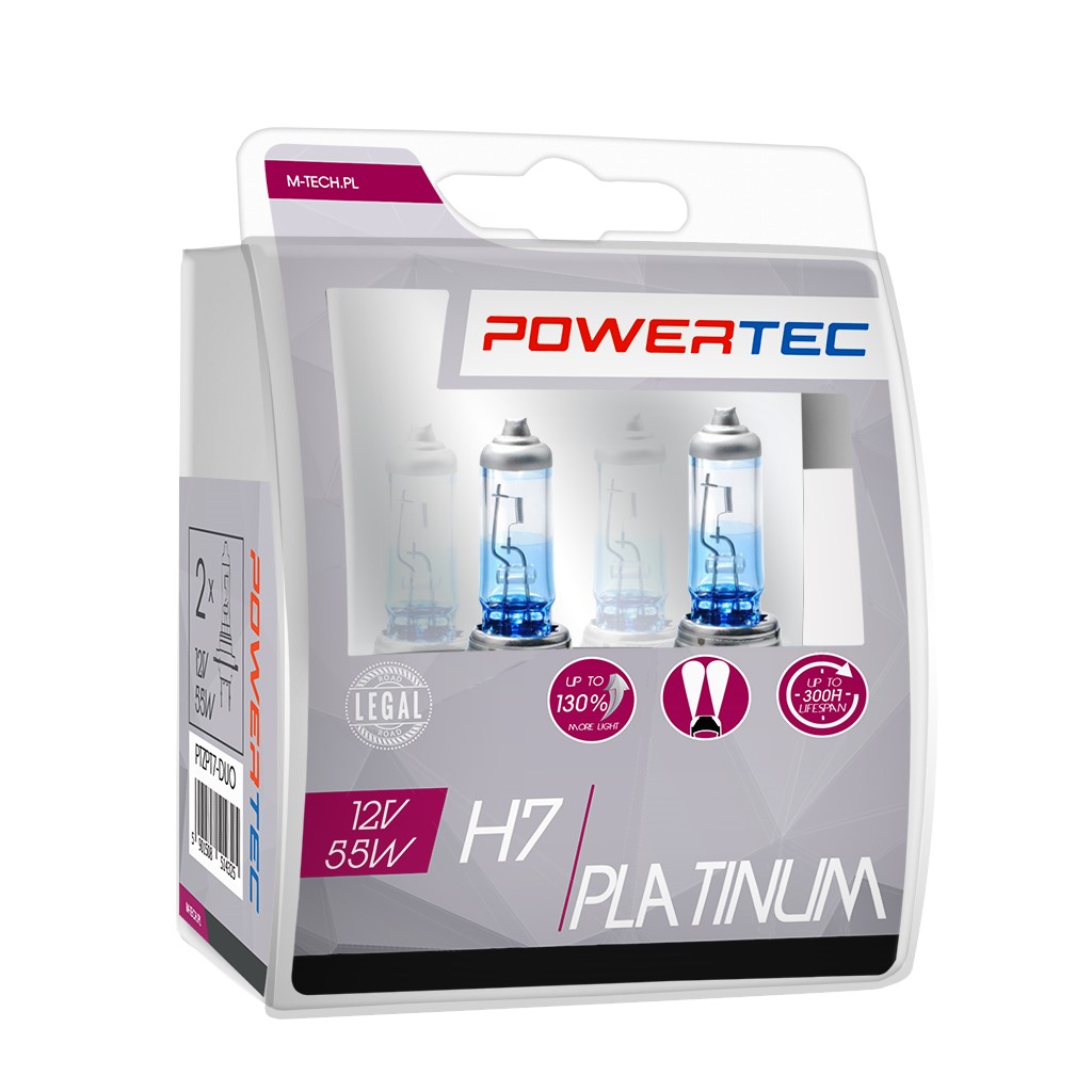 Powertec H7 12V - Platinum +130% - Set