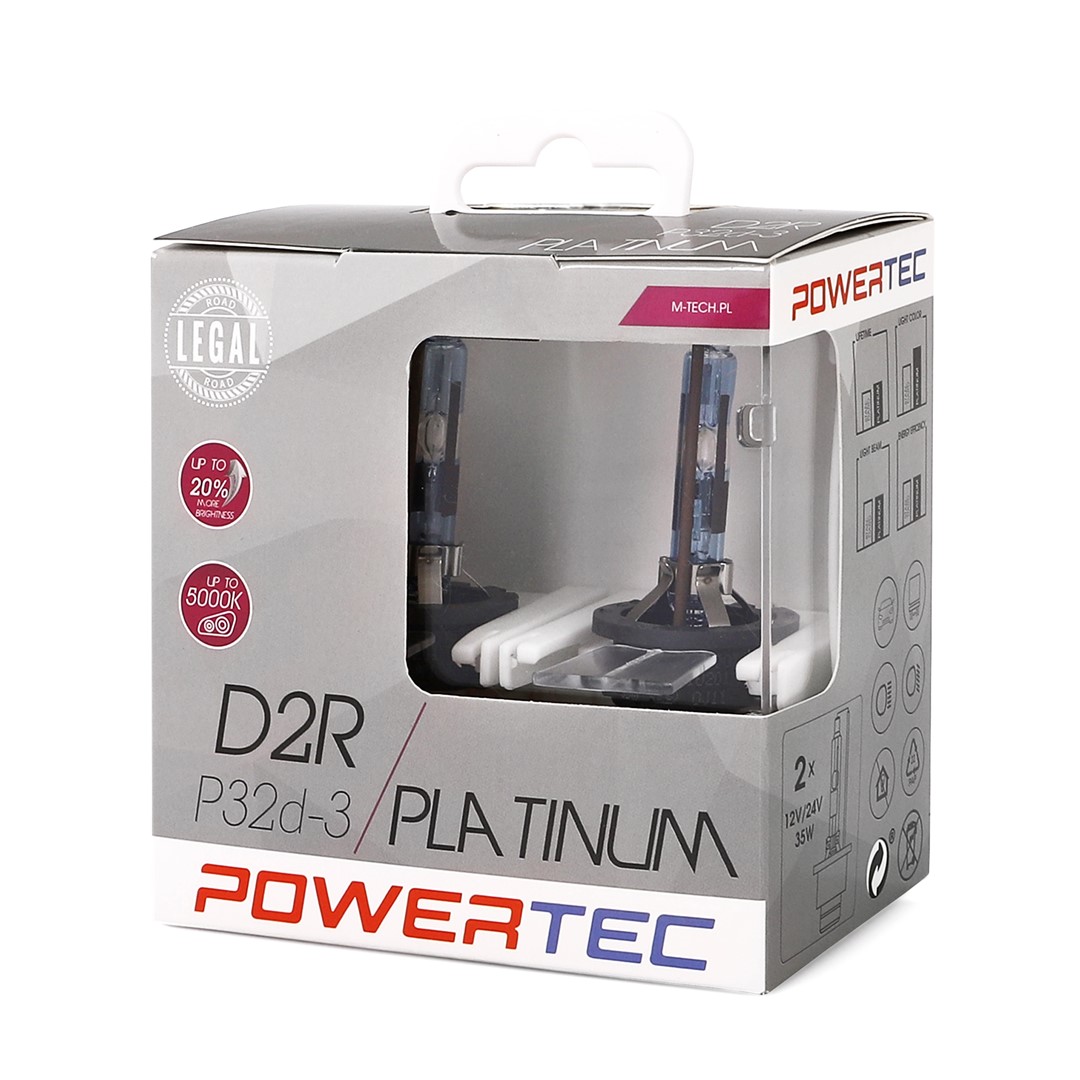Powertec D2R Platinum +20% - 5000K -  Set	