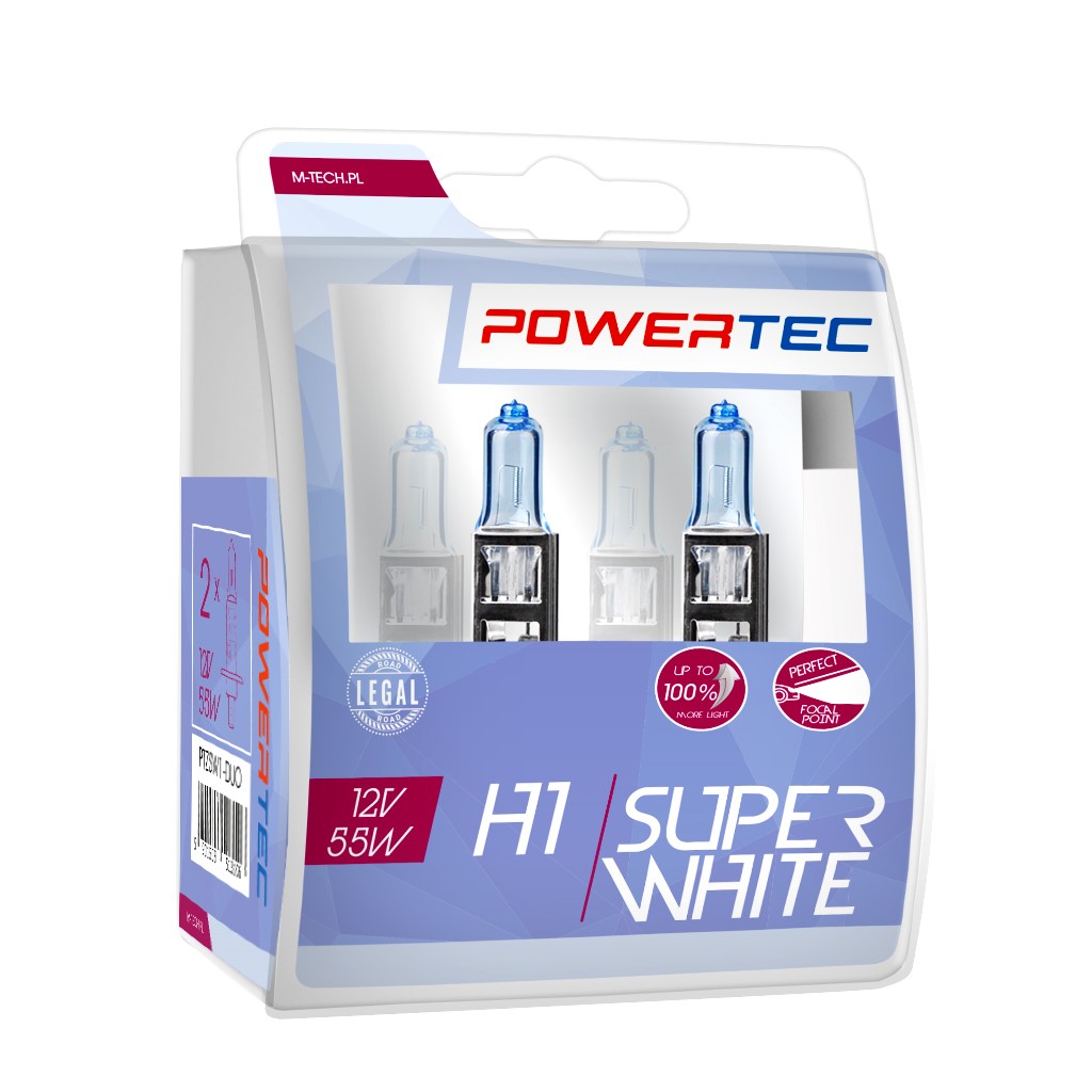 Powertec H1 12V - SuperWhite - Set
