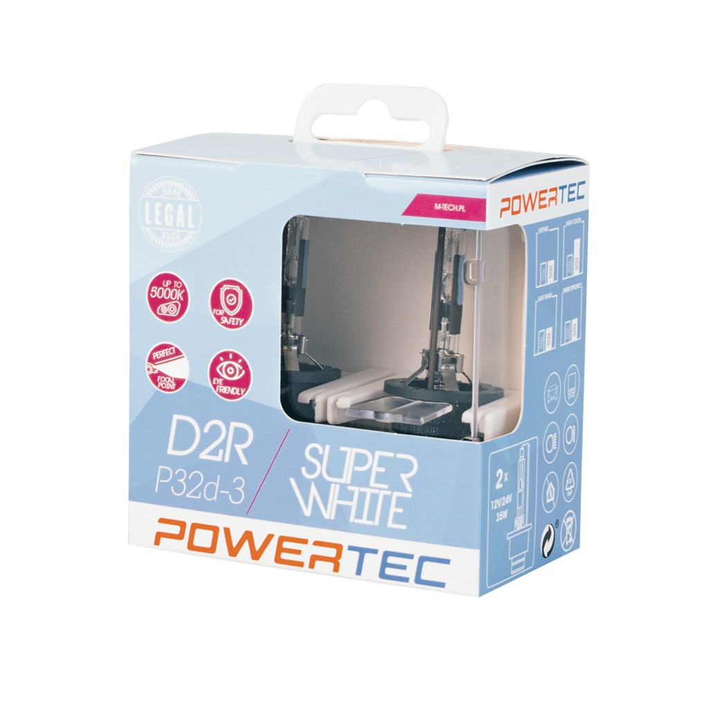  Powertec D2R SuperWhite - 5000K - Set	