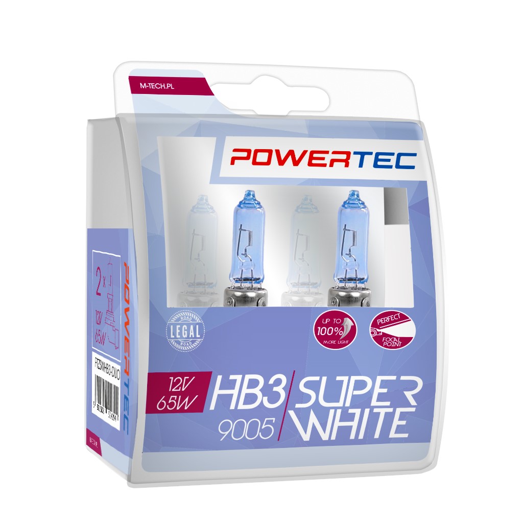 Powertec HB3 12V SuperWhite - Set