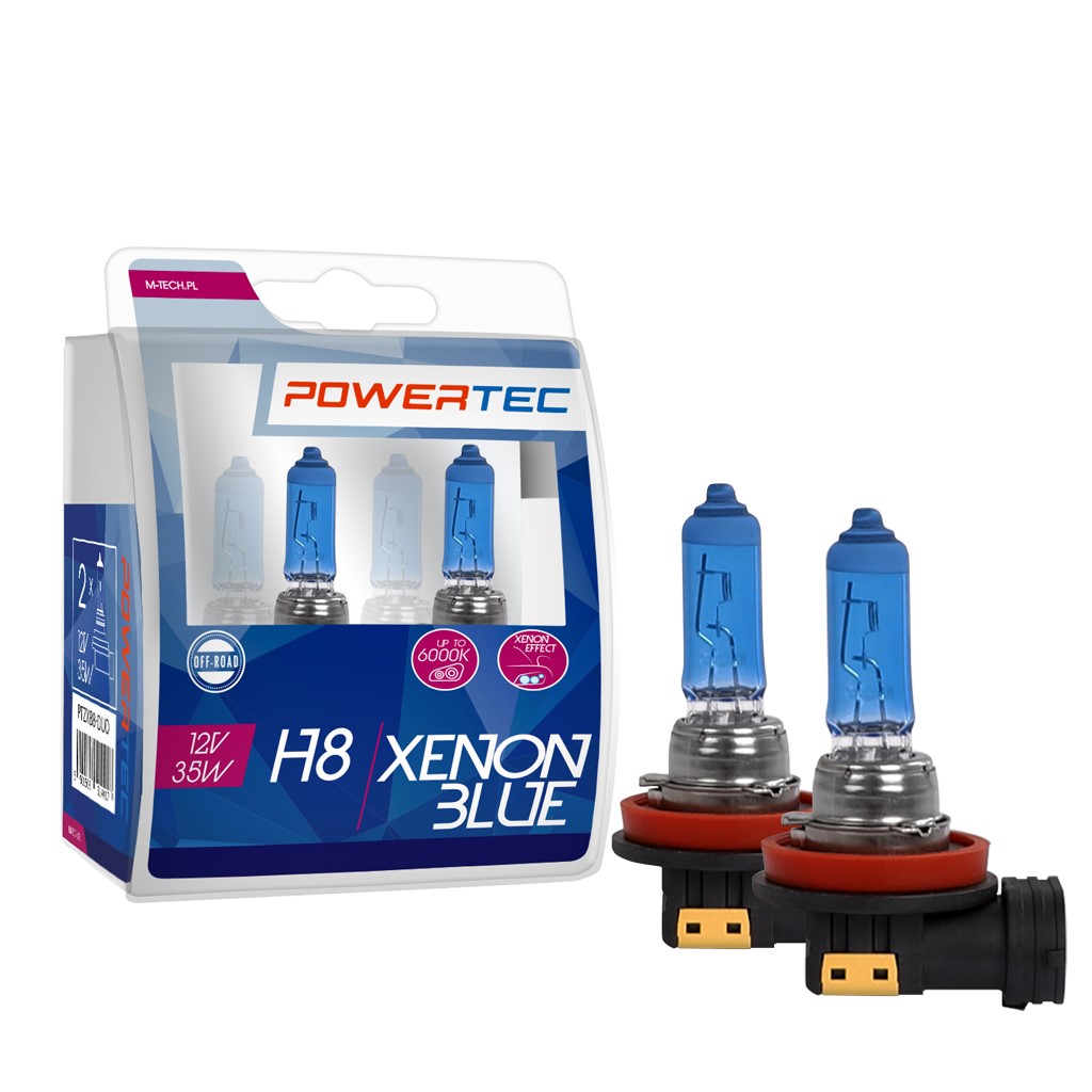 Powertec H8 12V - Xenon Blue - Set 